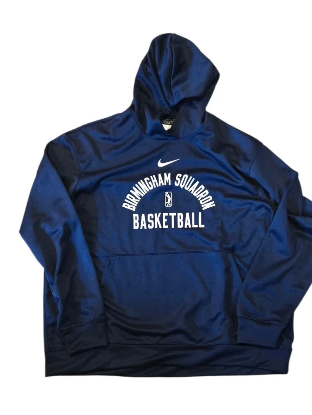 NWT Nike Men’s Birmingham Squadron Navy Blue Basketball Hoodie Sz XXL Tall